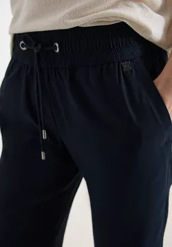 Pantalon de sport pour femme - Long - Thermique - Pantalon de jogging - Pantalon de sport pour femme - En coton - Coupe ajustée - Pantalon de loisirs - Pantalon de fitness - Taille haute - Pantalon