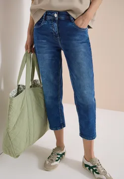 Hose im Casual Fit für Damen in Schwarz - YULIUS
