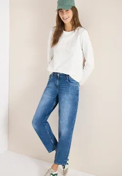 Even&Odd Petite Broek - light blue/lichtblauw Even&Odd Petite Broek - light blue/lichtblauw