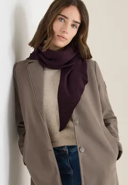 Écharpe Imprimé Zèbre Noir Femme | Morgan