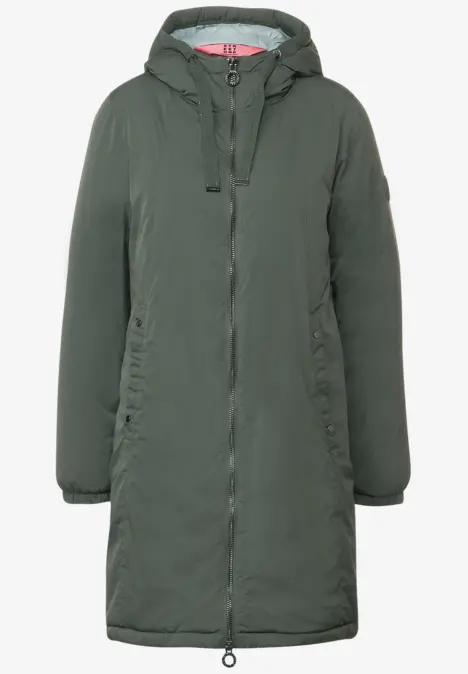 Parka à fermeture éclair double sens verdant green
