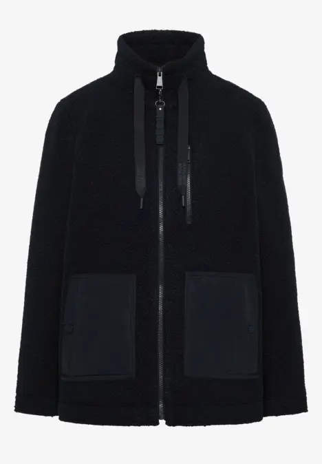 Kuschelige Jacke mit Details dark navy blue