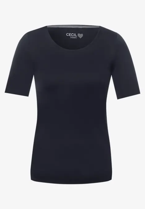 T-shirt de couleur unie deep blue