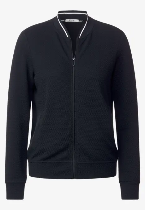Blouson mit Struktur night sky blue