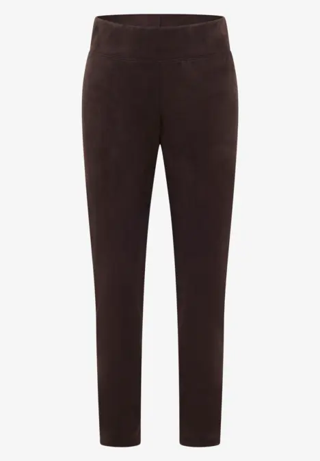 Veloursleggings tartufo brown