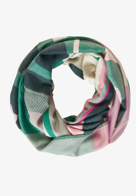 Loop cosy avec imprimé night forest green