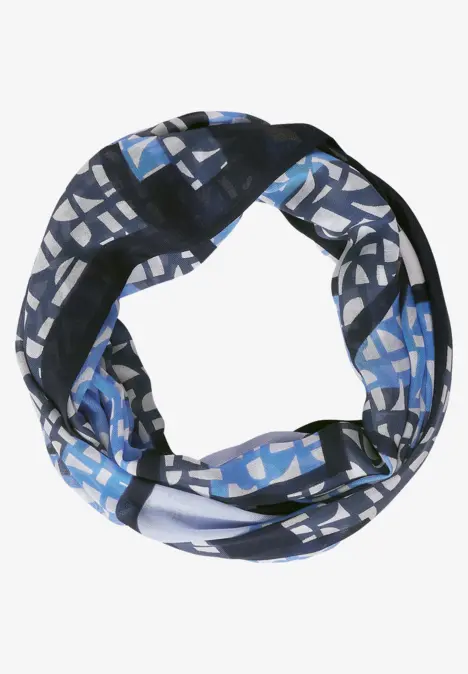 Loop imprimée water blue