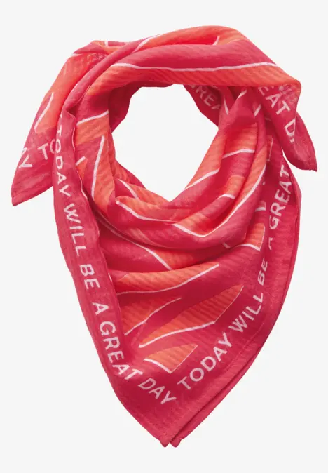 Bedrukte bandana granita red