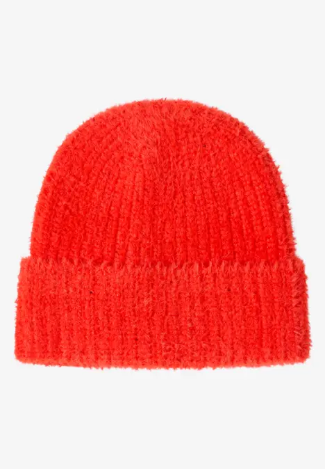 Kuschelige Strickmütze pumpkin orange