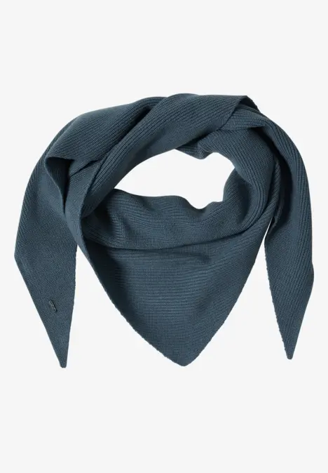 Dreieckstuch in Unifarbe mountain air blue