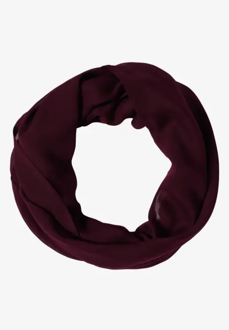 Écharpe Loop unie red wine