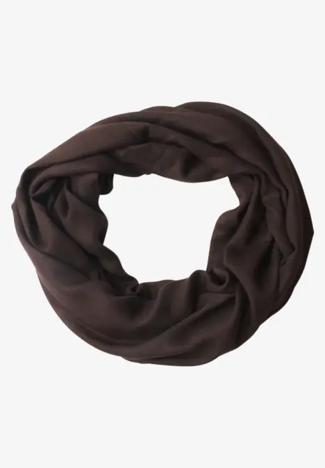 Écharpe Loop unie truffle brown