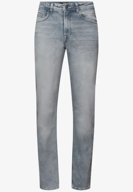 Helle, straight-fit Jeanshose mit klassischem 5-Pocket-Design.