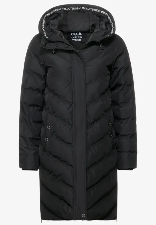 Damen Wintermantel Cecil Mantel Mit Kapuze Kapuze Mantel Von Cecil