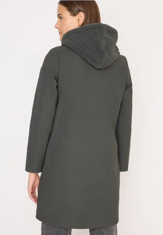 Mantel mit Teddy Inlay günstig online kaufen