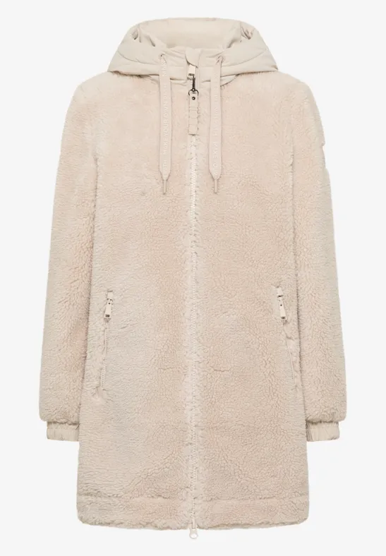 Thumbnail - Cecil Damen Kuscheliger Teddy-Mantel in Weiß, Gr: XL