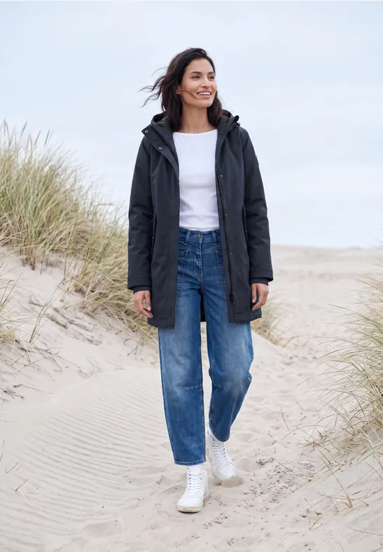 Manteau à capuche