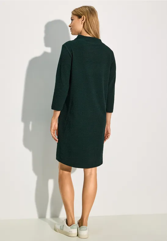 Cecil Jerseykleid Ohne Taschen mit Stehkragen günstig online kaufen