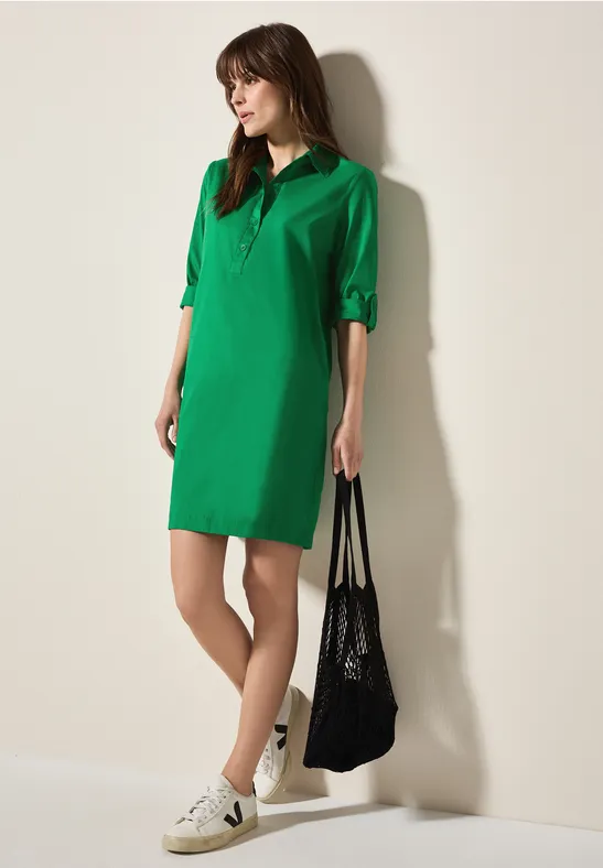 Kleid in Unifarbe günstig online kaufen