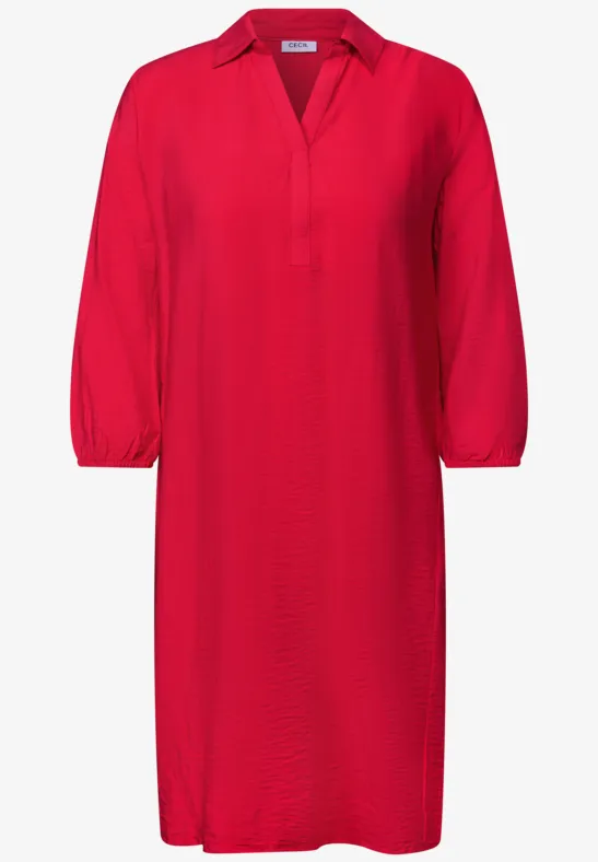Thumbnail - Cecil Damen Blusenkleid in Rot, Gr: XS