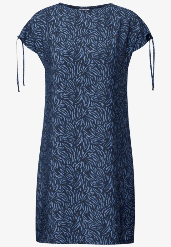 Thumbnail - Cecil Damen Gemustertes Strukturkleid in Blau, Gr: L