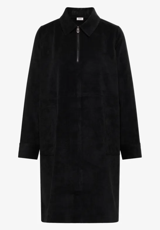 Thumbnail - Cecil Damen Cordkleid mit Zipper in Schwarz, Gr: M