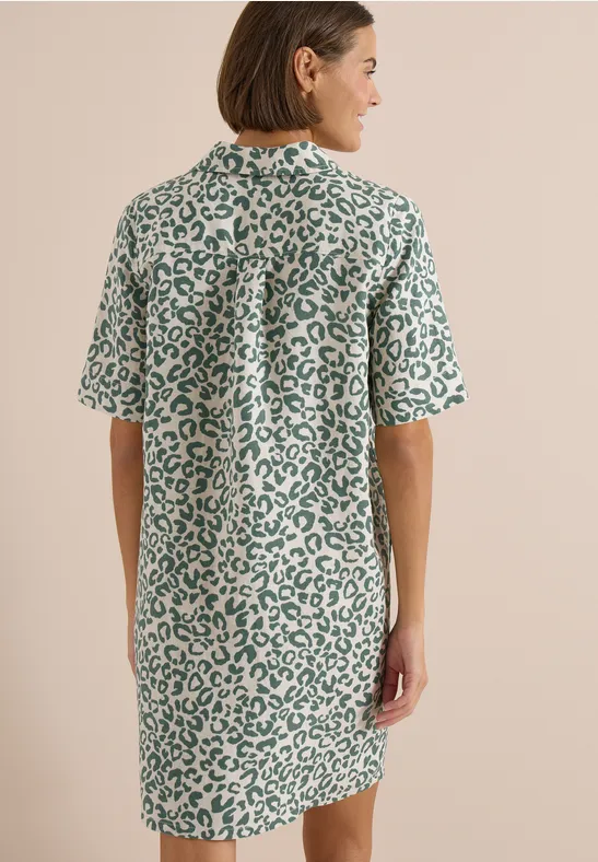 CECIL Knielanges Kleid aus Leinenmix günstig online kaufen