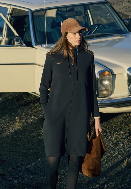 Kleid in Unifarbe günstig online kaufen