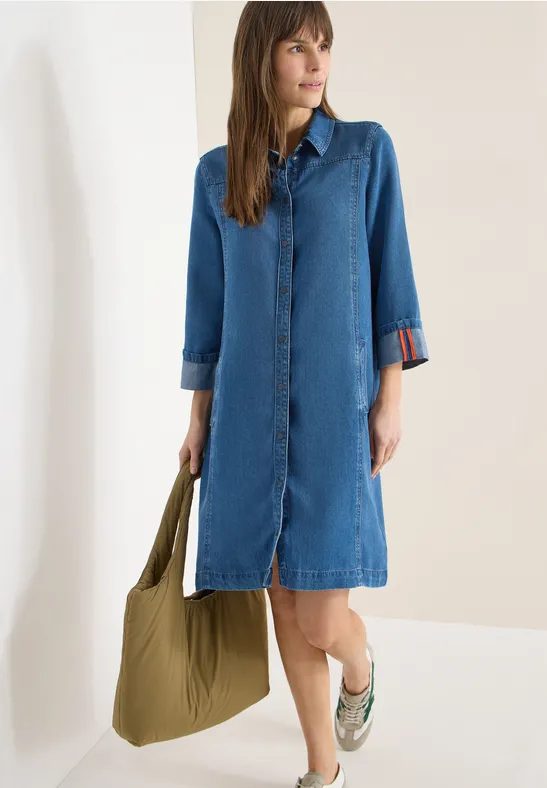 Denim-Look Kleid günstig online kaufen