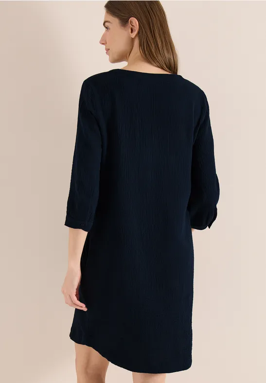 CECIL Knielanges Kleid in Musselin-Qualität günstig online kaufen