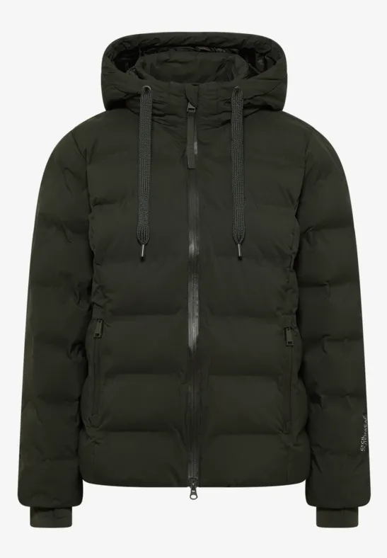 Thumbnail - Cecil Damen Jacke mit moderner Steppung in Grün, Gr: XL