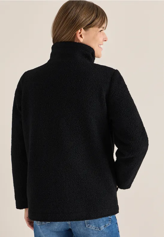 Kuschelige Jacke mit Details günstig online kaufen