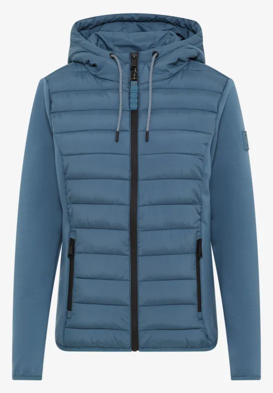 Thumbnail - Cecil Damen Scuba Mix Jacke in Blau, Gr: M