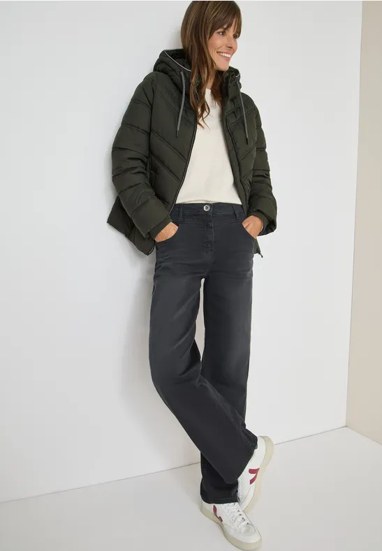 Thumbnail - Cecil Damen Gefütterte Jacke in Grün, Gr: XS