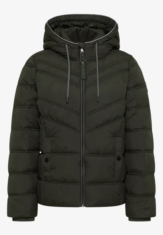 Thumbnail - Cecil Damen Gefütterte Jacke in Grün, Gr: XS