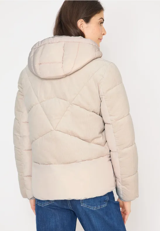 Puffer Jacke mit Cord-Mix günstig online kaufen