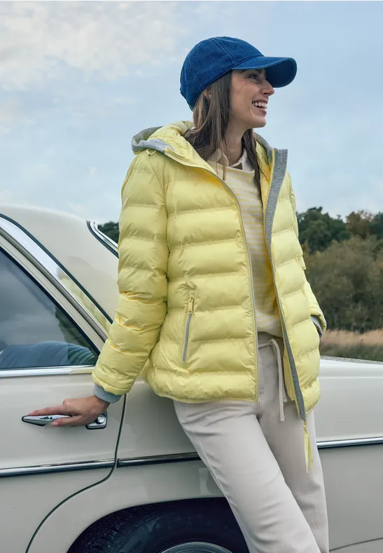 cecil Jacke Welded Optik Polyester Gelb