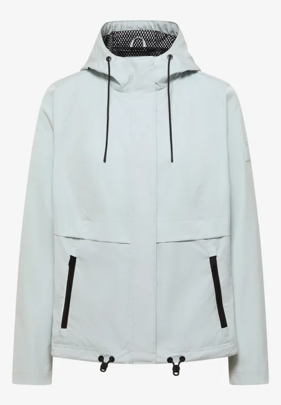 Thumbnail - Cecil Damen Windbreaker mit Hoodie in Blau, Gr: M