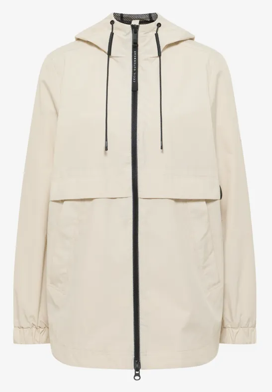Thumbnail - Cecil Damen Jacke in A-Linie in Beige, Gr: XS