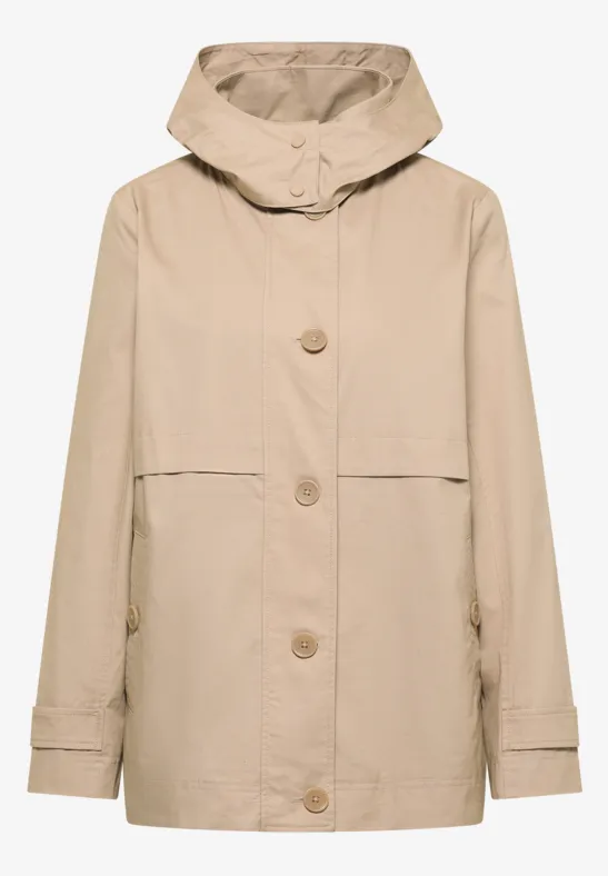 Thumbnail - Cecil Damen Midi Trenchcoat in Beige, Gr: XXL