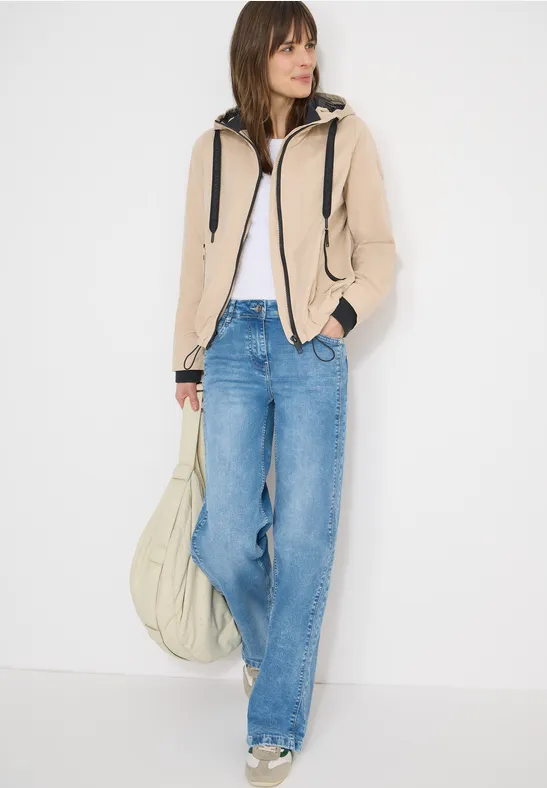 Thumbnail - Cecil Damen Kurze Jacke in Beige, Gr: L