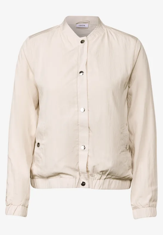 Thumbnail - Cecil Damen Papertouch Blouson in Beige, Gr: XL