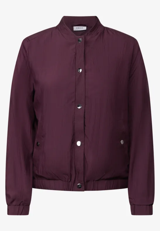Thumbnail - Cecil Damen Papertouch Blouson in Rot, Gr: XXL