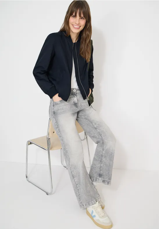 Thumbnail - Cecil Damen Leichter Blouson in Blau, Gr: XXL