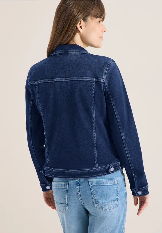 Jeansjacke mit Brusttaschen und Knöpfen günstig online kaufen