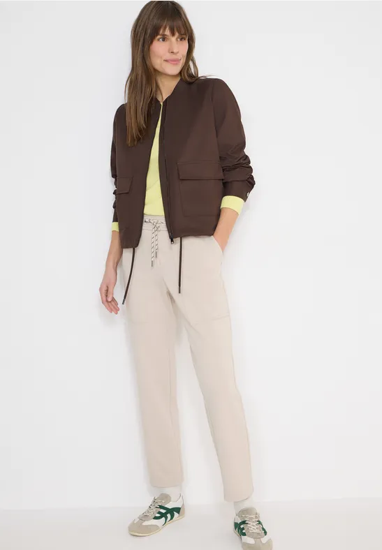 Thumbnail - Cecil Damen Kurze Jacke in Braun, Gr: XL