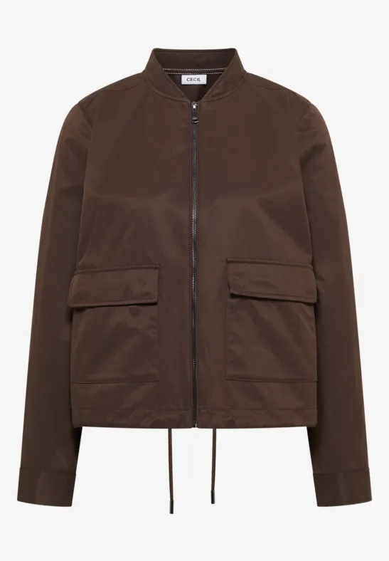 Thumbnail - Cecil Damen Kurze Jacke in Braun, Gr: XL