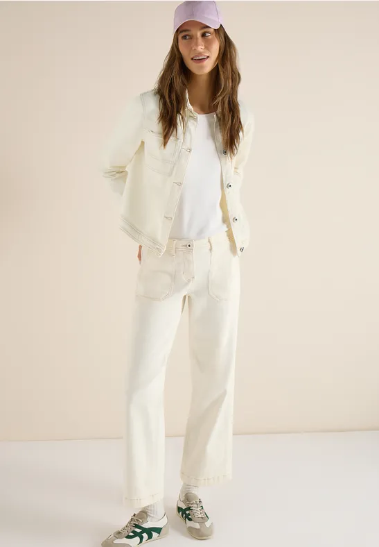 Thumbnail - Cecil Damen Kurze Jacke in Beige, Gr: M