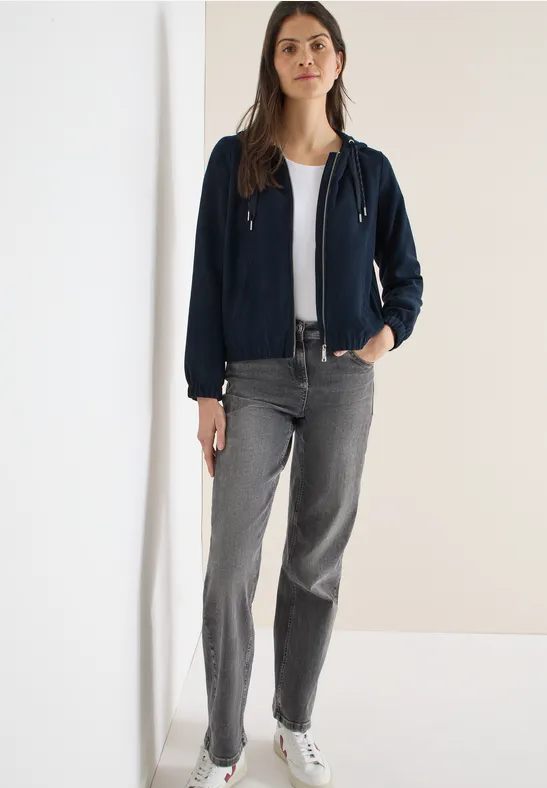 Thumbnail - Cecil Damen Hoodie Jacke in Blau, Gr: M