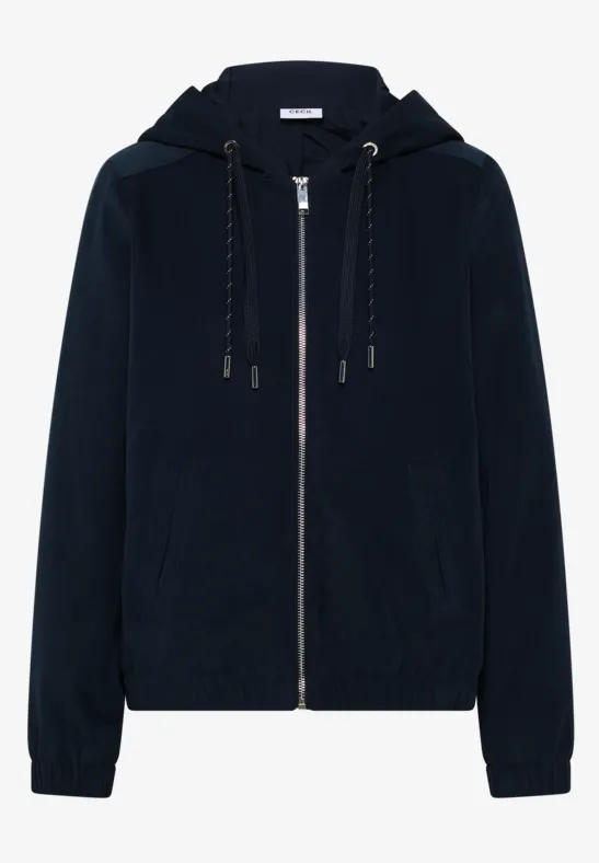 Thumbnail - Cecil Damen Hoodie Jacke in Blau, Gr: M